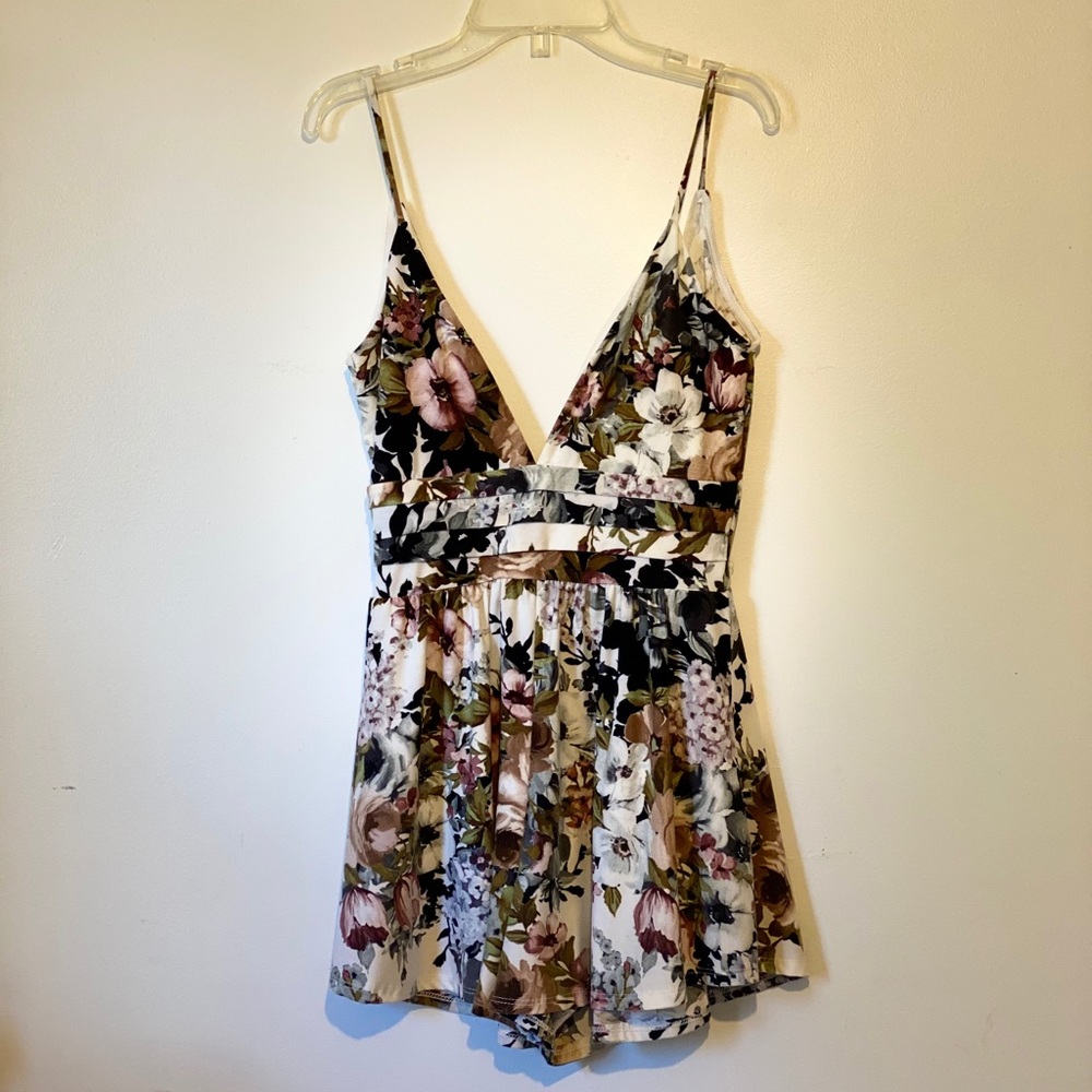 Windsor floral romper